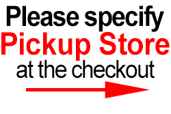 Please Specify your Pickup Store at the Payment Checkout