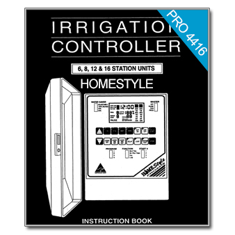 Holman Homestyle PRO 4416 Controller Manual