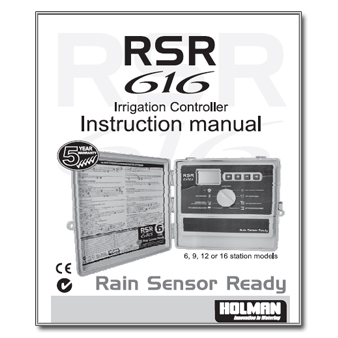 Holman RSR 616 Controller Manual