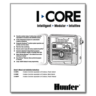 Hunter I-Core Controller Manual