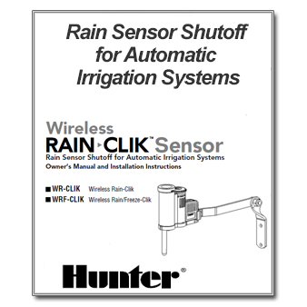 Hunter Wireless Rain Click Sensor Manual Download