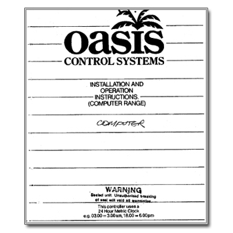 Oasis Computer 8 Controller Manual