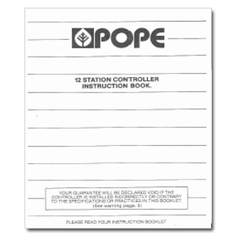 Pope 12 Station Controller Manual