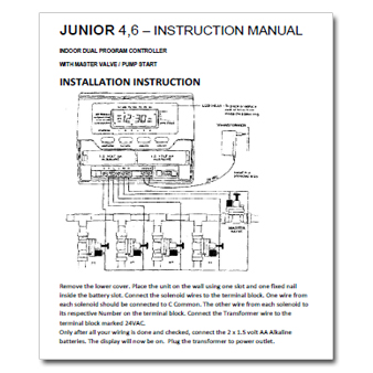 Pope Junior Controller Manual