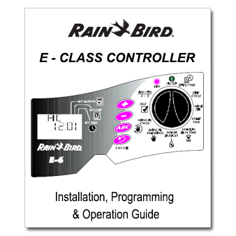 Rainbird E Class Controller Manual