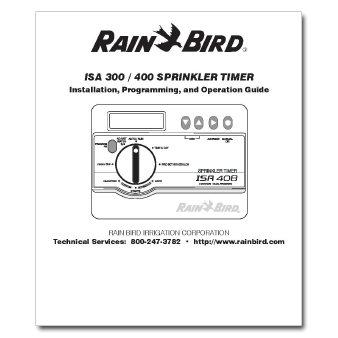Rainbird ISA300 - 400 Controller Manual