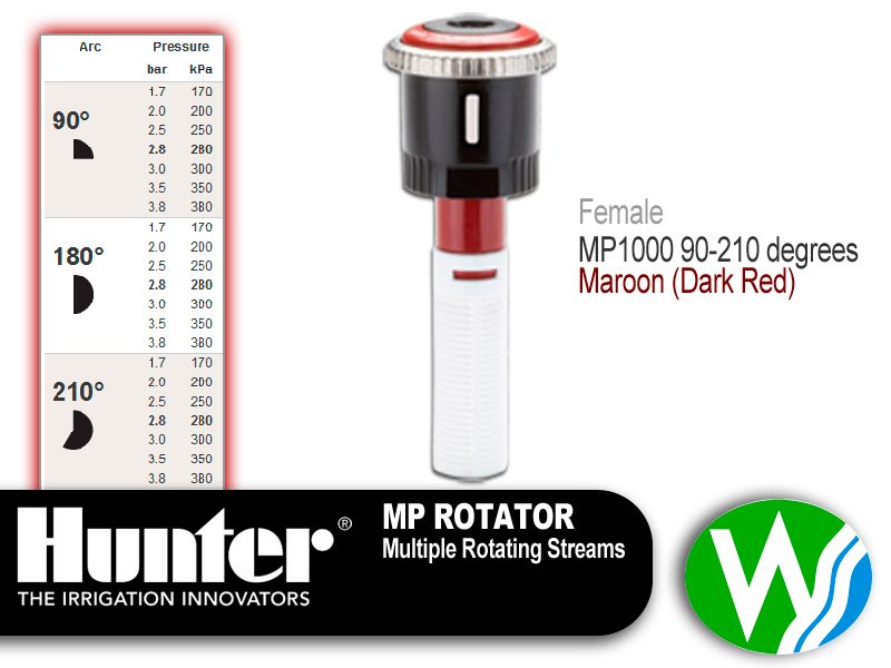 MP Rotator 1000 Female 90-210 degrees
